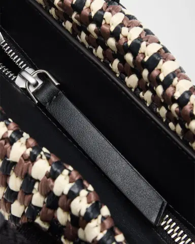 Moncler Caradoc Micro Raffia Crochet Tote Bag | Thumbnail 6 Moncler Caradoc Micro Raffia Crochet Tote Bag | Thumbnail 6