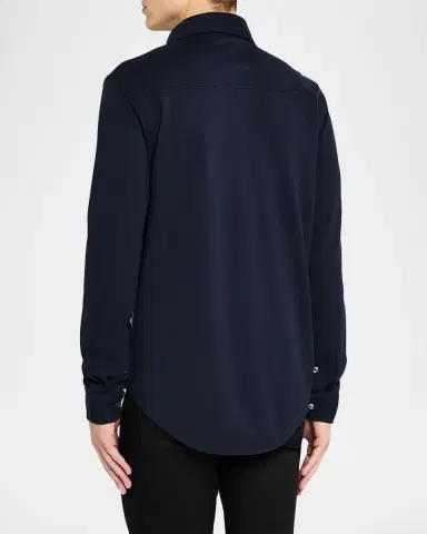 Ralph Lauren Purple Label Washed Piqué Shirt | Thumbnail 3 Ralph Lauren Purple Label Washed Piqué Shirt | Thumbnail 3