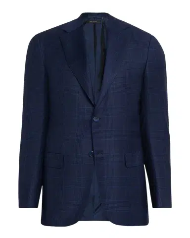 Brioni Men's Wool Plaid Single-Breasted Sport Coat | Thumbnail 1 Brioni Men's Wool Plaid Single-Breasted Sport Coat | Thumbnail 1