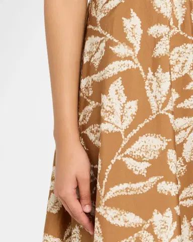 Max Mara Botanical-Print Halter Midi Dress | Thumbnail 5 Max Mara Botanical-Print Halter Midi Dress | Thumbnail 5