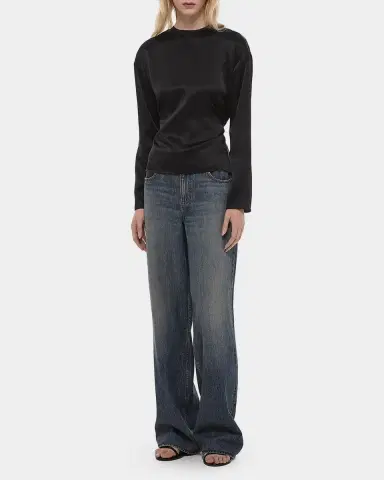 Helmut Lang Draped Silk Satin Scarf Top | Thumbnail 7 Helmut Lang Draped Silk Satin Scarf Top | Thumbnail 7