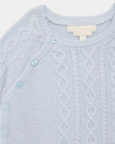Marie-Chantal Bowen Cable-Knit Cardigan & Leggings Set, Size 3M-24M | Thumbnail 3 Marie-Chantal Bowen Cable-Knit Cardigan & Leggings Set, Size 3M-24M | Thumbnail 3