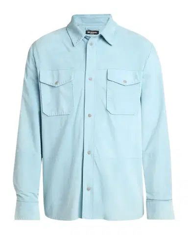 Kiton Men's Suede Snap-Front Shirt | Thumbnail 1 Kiton Men's Suede Snap-Front Shirt | Thumbnail 1