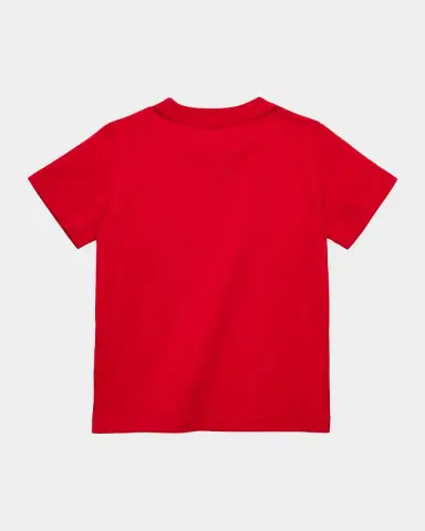 Moncler Boy 's Logo-Print Short-Sleeve Cotton T-Shirt, Size 4-6 | Thumbnail 3 Moncler Boy 's Logo-Print Short-Sleeve Cotton T-Shirt, Size 4-6 | Thumbnail 3
