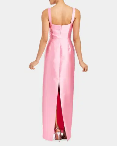 Mestiza New York Eve Embellished Capelet Silk Twill Gown | Thumbnail 7 Mestiza New York Eve Embellished Capelet Silk Twill Gown | Thumbnail 7