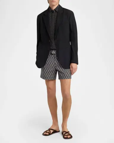 TOM FORD Men's Lyocell Polka Dot French Cuff Sport Shirt | Thumbnail 2 TOM FORD Men's Lyocell Polka Dot French Cuff Sport Shirt | Thumbnail 2