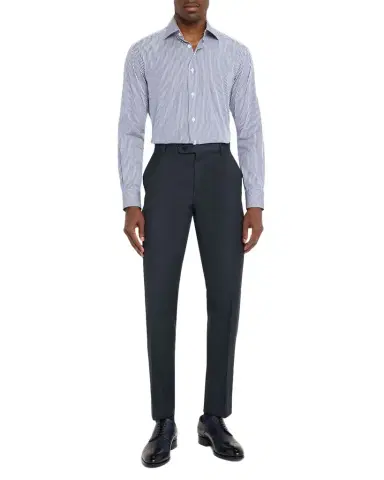 Brioni Men's Textured Wool Dress Pants | Thumbnail 1 Brioni Men's Textured Wool Dress Pants | Thumbnail 1