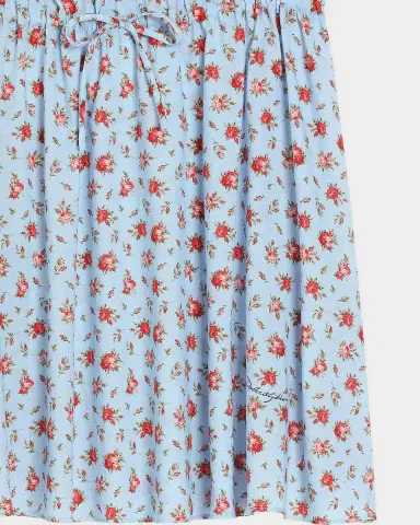 Dolce & Gabbana Girl's Small Rose-Print Muslin Dress, Size 2-6 | Thumbnail 3 Dolce & Gabbana Girl's Small Rose-Print Muslin Dress, Size 2-6 | Thumbnail 3
