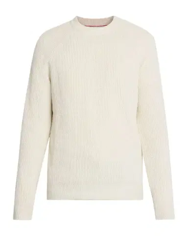 Brunello Cucinelli Men's Cotton Rib Crewneck Sweater | Thumbnail 1 Brunello Cucinelli Men's Cotton Rib Crewneck Sweater | Thumbnail 1