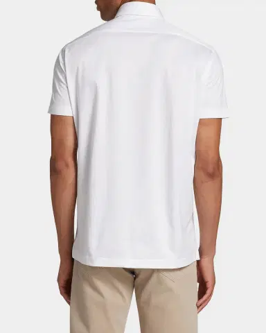 Kiton Men's Cotton Classic-Fit Polo Shirt | Thumbnail 3 Kiton Men's Cotton Classic-Fit Polo Shirt | Thumbnail 3