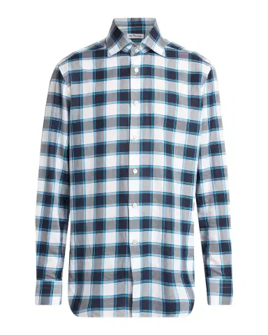 Kiton Men's Cotton Plaid Button-Down Shirt | Thumbnail 1 Kiton Men's Cotton Plaid Button-Down Shirt | Thumbnail 1