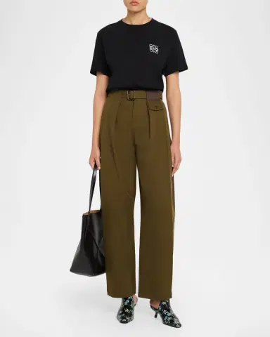 LOEWE Men's Anagram Crew T-Shirt | Thumbnail 2 LOEWE Men's Anagram Crew T-Shirt | Thumbnail 2