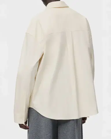 LOEWE Men's Embroidered Anagram Pocket Button-Down Shirt | Thumbnail 3 LOEWE Men's Embroidered Anagram Pocket Button-Down Shirt | Thumbnail 3