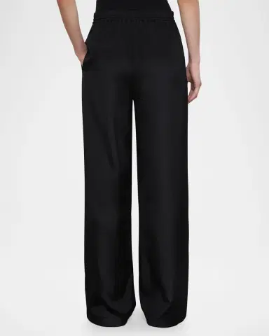 Lafayette 148 New York Penn Straight-Leg Silk Georgette Pants | Thumbnail 3 Lafayette 148 New York Penn Straight-Leg Silk Georgette Pants | Thumbnail 3