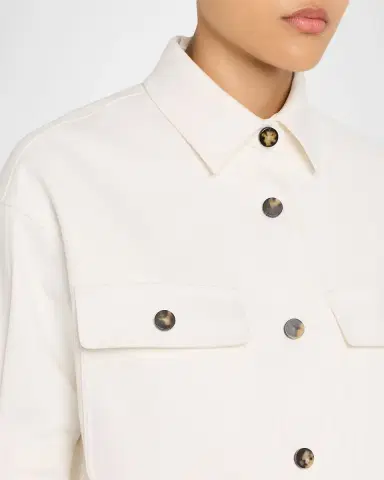 Max Mara Cropped Button-Down Jacket | Thumbnail 5 Max Mara Cropped Button-Down Jacket | Thumbnail 5