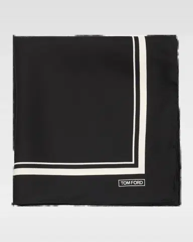 Tom Ford Men's Silk Pocket Square | Thumbnail 2 Tom Ford Men's Silk Pocket Square | Thumbnail 2