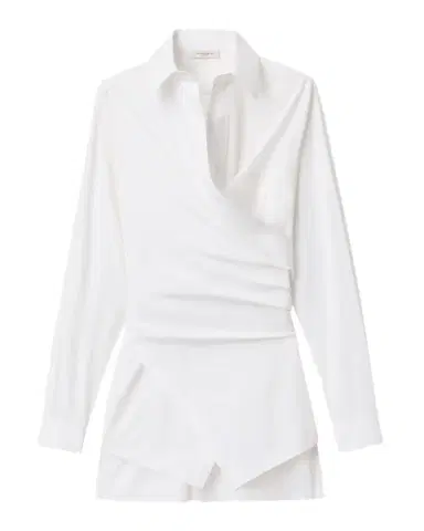 Lafayette 148 New York Convertible Long-Sleeve Poplin Shirt | Thumbnail 1 Lafayette 148 New York Convertible Long-Sleeve Poplin Shirt | Thumbnail 1