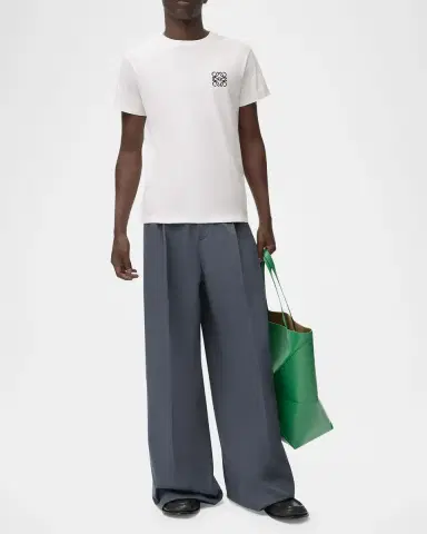LOEWE Men's Anagram Crew T-Shirt | Thumbnail 2 LOEWE Men's Anagram Crew T-Shirt | Thumbnail 2