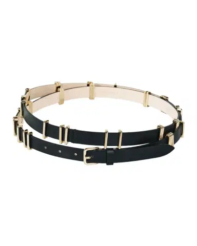 Déhanche Richa 24K Gold & Leather Belt | Thumbnail 1 Déhanche Richa 24K Gold & Leather Belt | Thumbnail 1