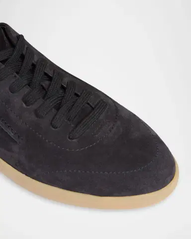 ZEGNA Men 's 232 Suede Low-Top Sneakers | Thumbnail 3 ZEGNA Men 's 232 Suede Low-Top Sneakers | Thumbnail 3