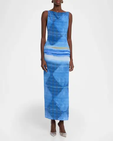 SIR. Isla Printed Maxi Dress | Thumbnail 4 SIR. Isla Printed Maxi Dress | Thumbnail 4