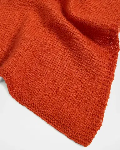 Anderson & Sheppard Men's Muskox Knitted Scarf | Thumbnail 4 Anderson & Sheppard Men's Muskox Knitted Scarf | Thumbnail 4