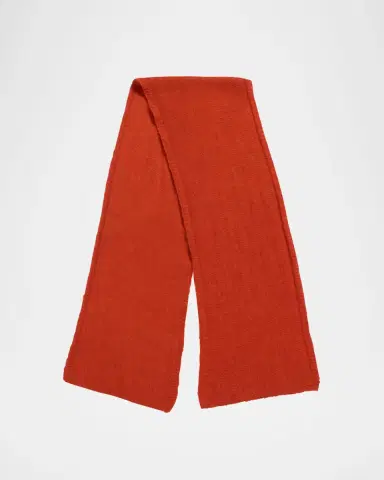 Anderson & Sheppard Men's Muskox Knitted Scarf | Thumbnail 5 Anderson & Sheppard Men's Muskox Knitted Scarf | Thumbnail 5
