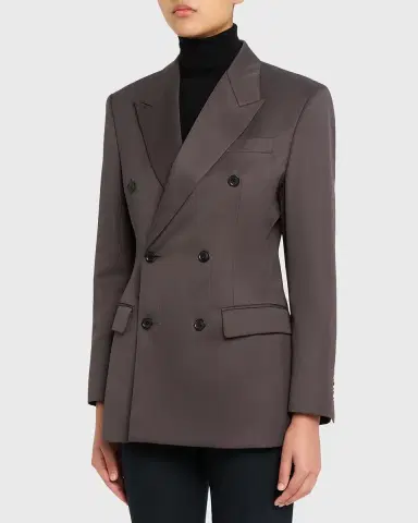 TONYWACK Double-Breasted Wool Blazer | Thumbnail 4 TONYWACK Double-Breasted Wool Blazer | Thumbnail 4