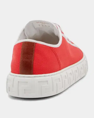 Versace Jeans Couture Men's Greca Canvas Sneakers | Thumbnail 3 Versace Jeans Couture Men's Greca Canvas Sneakers | Thumbnail 3