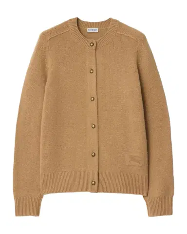 Burberry Clara Cashmere Crewneck Cardigan | Thumbnail 1 Burberry Clara Cashmere Crewneck Cardigan | Thumbnail 1