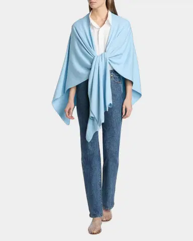 Carolyn Rowan Cotton Cashmere Crystal-Embellished Ruana | Thumbnail 4 Carolyn Rowan Cotton Cashmere Crystal-Embellished Ruana | Thumbnail 4