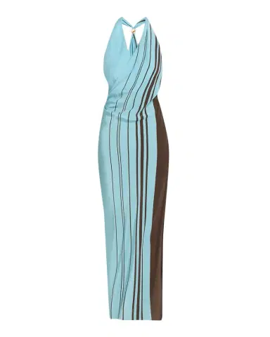 SIR. Rioja Halter Scarf Maxi Dress | Thumbnail 1 SIR. Rioja Halter Scarf Maxi Dress | Thumbnail 1