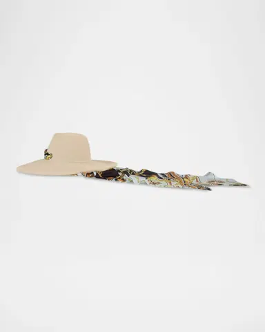 Eugenia Kim Cassidy Sun Hat with Satin Scarf | Thumbnail 2 Eugenia Kim Cassidy Sun Hat with Satin Scarf | Thumbnail 2