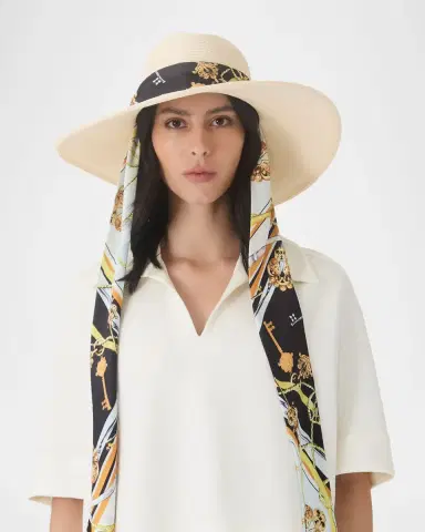 Eugenia Kim Cassidy Sun Hat with Satin Scarf | Thumbnail 3 Eugenia Kim Cassidy Sun Hat with Satin Scarf | Thumbnail 3