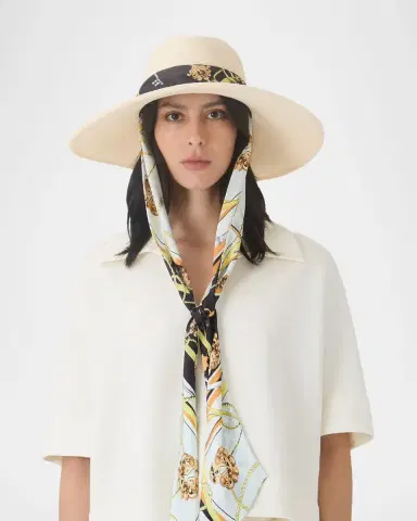 Eugenia Kim Cassidy Sun Hat with Satin Scarf | Thumbnail 4 Eugenia Kim Cassidy Sun Hat with Satin Scarf | Thumbnail 4