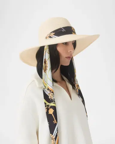 Eugenia Kim Cassidy Sun Hat with Satin Scarf | Thumbnail 5 Eugenia Kim Cassidy Sun Hat with Satin Scarf | Thumbnail 5