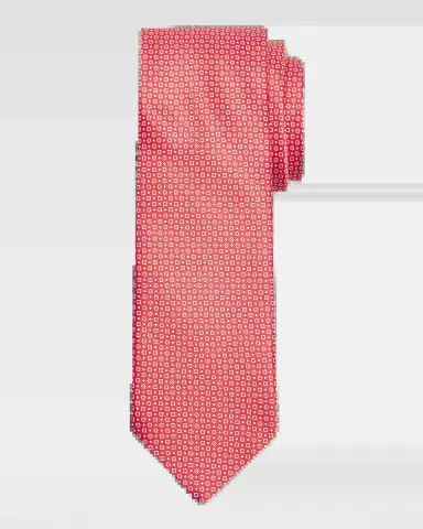 Stefano Ricci Men's Handmade Printed Silk Tie | Thumbnail 2 Stefano Ricci Men's Handmade Printed Silk Tie | Thumbnail 2