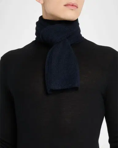 Anderson & Sheppard Men's Muskox Knitted Scarf | Thumbnail 3 Anderson & Sheppard Men's Muskox Knitted Scarf | Thumbnail 3