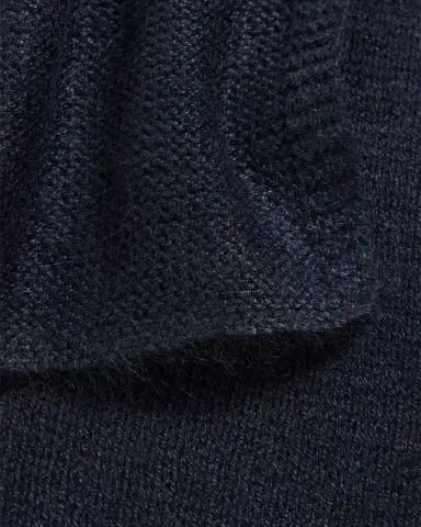 Anderson & Sheppard Men's Muskox Knitted Scarf | Thumbnail 4 Anderson & Sheppard Men's Muskox Knitted Scarf | Thumbnail 4