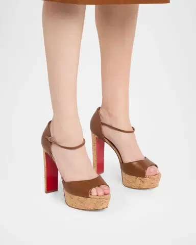Christian Louboutin 130mm Sandaloo Leather Platform Sandals | Thumbnail 5 Christian Louboutin 130mm Sandaloo Leather Platform Sandals | Thumbnail 5