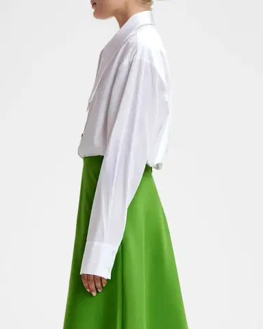 Essentiel Antwerp Jomato Elongated Collared Shirt with Mismatched Buttons | Thumbnail 5 Essentiel Antwerp Jomato Elongated Collared Shirt with Mismatched Buttons | Thumbnail 5