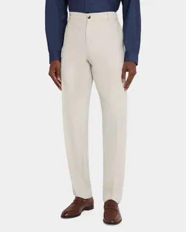 Isaia Men 's Cotton and Linen Straight-Leg Pants | Thumbnail 4 Isaia Men 's Cotton and Linen Straight-Leg Pants | Thumbnail 4