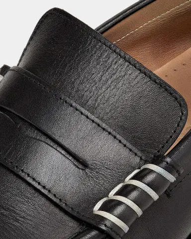 JW Anderson Men 's Leather Moccasin-Toe Penny Loafers | Thumbnail 5 JW Anderson Men 's Leather Moccasin-Toe Penny Loafers | Thumbnail 5