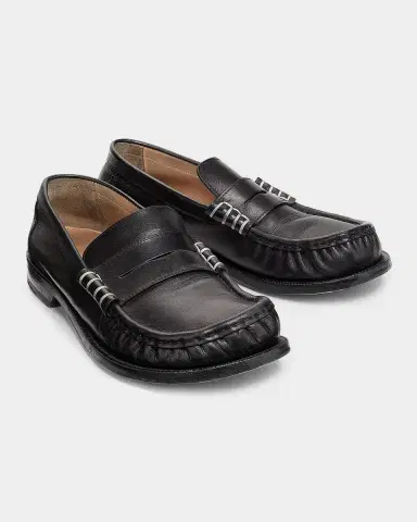 JW Anderson Men 's Leather Moccasin-Toe Penny Loafers | Thumbnail 7 JW Anderson Men 's Leather Moccasin-Toe Penny Loafers | Thumbnail 7