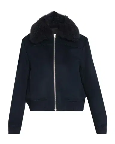 Yves Salomon Cashmere-Blend Bomber Jacket with Removable Shearling Collar | Thumbnail 1 Yves Salomon Cashmere-Blend Bomber Jacket with Removable Shearling Collar | Thumbnail 1