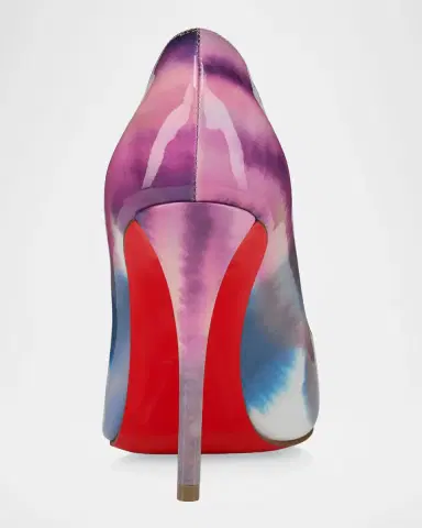 Christian Louboutin 100mm Miss Z Tie-Dye Patent Leather Pumps | Thumbnail 3 Christian Louboutin 100mm Miss Z Tie-Dye Patent Leather Pumps | Thumbnail 3