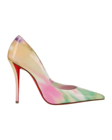 Christian Louboutin 100mm Miss Z Tie-Dye Patent Leather Pumps | Thumbnail 1 Christian Louboutin 100mm Miss Z Tie-Dye Patent Leather Pumps | Thumbnail 1