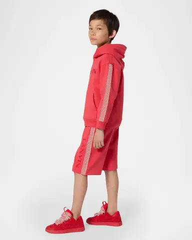 Lanvin Kid's Curb Lace-Up Sneakers, Kids | Thumbnail 6 Lanvin Kid's Curb Lace-Up Sneakers, Kids | Thumbnail 6