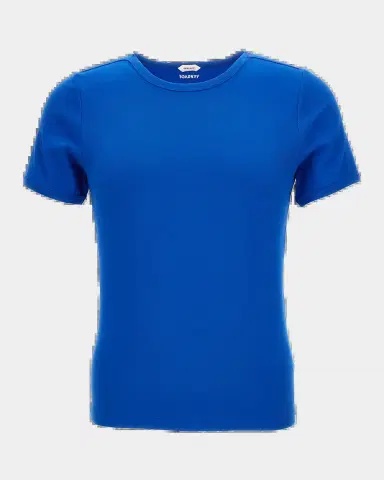 Versace Men's Ribbed Crewneck T-Shirt | Thumbnail 2 Versace Men's Ribbed Crewneck T-Shirt | Thumbnail 2