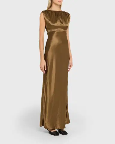Anna Quan Ophelia Satin Column Dress | Thumbnail 4 Anna Quan Ophelia Satin Column Dress | Thumbnail 4